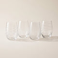 Mikasa Cheers Stemless Wine Glasses, 17 oz, Set of 4