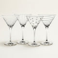 Mikasa Cheers Martini Glasses, 10 oz, Set of 4