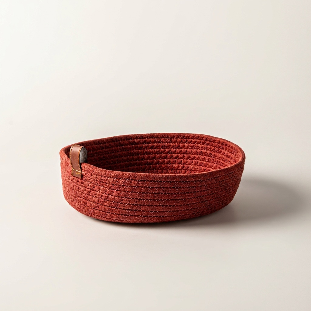 Large Woven Cotton Rope Basket