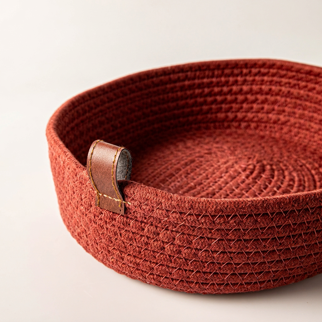 Large Woven Cotton Rope Basket