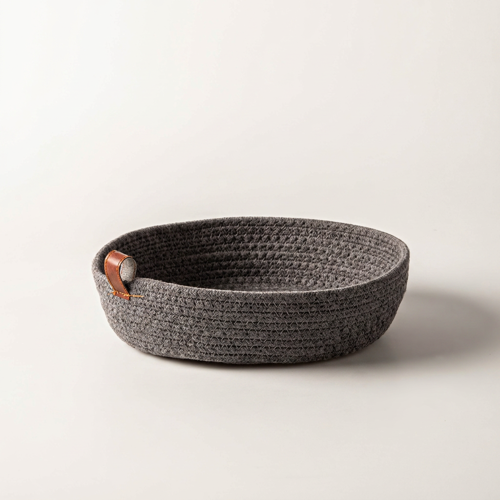 Large Woven Cotton Rope Basket