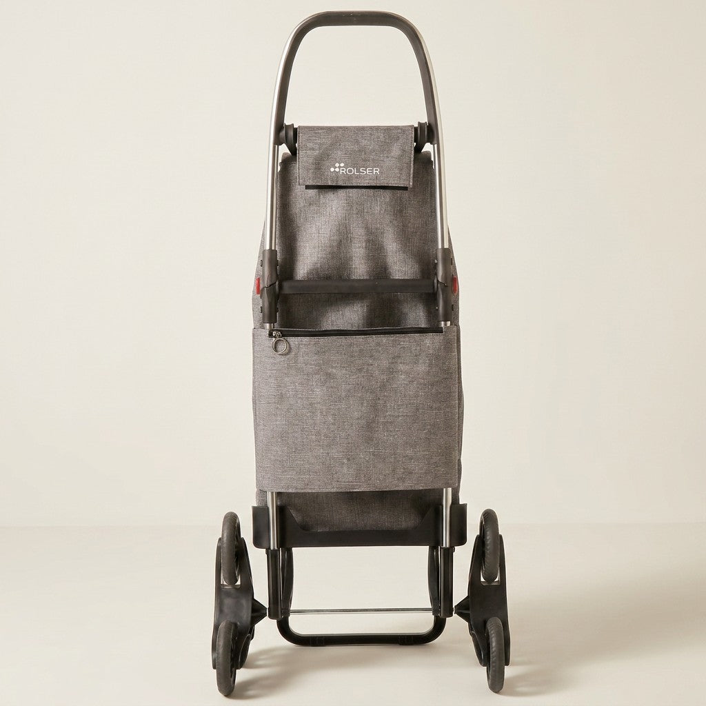 Imax Logic 6-Wheel Stair Climbing Shopping Trolley, Tweed