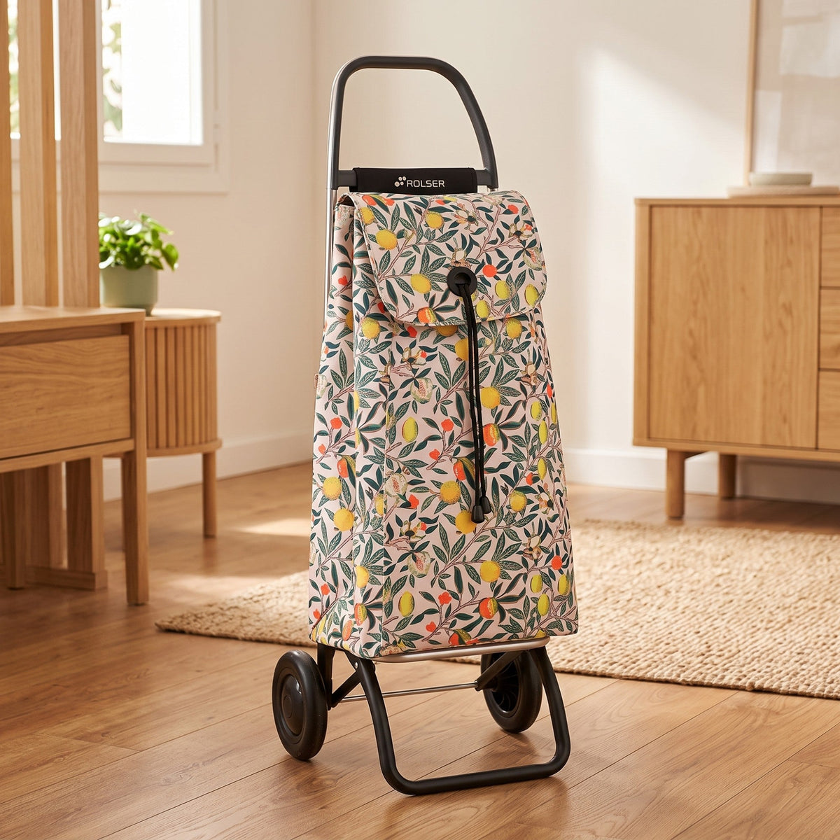 Rolser Lightweight Aluminum Folding Shopping Trolley, Fruit