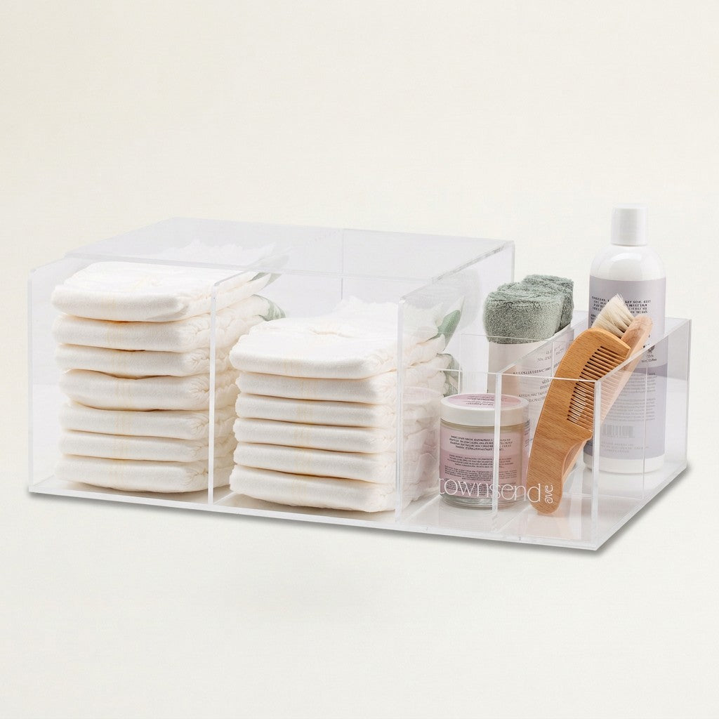 Acrylic Diaper Organizer