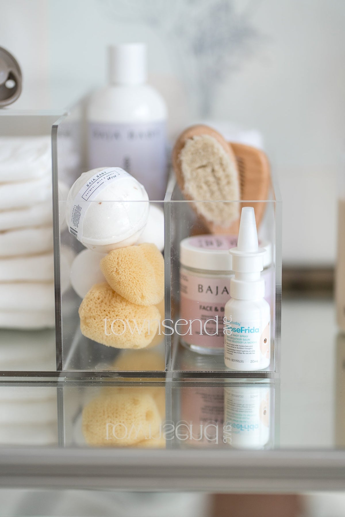 Acrylic Diaper Organizer