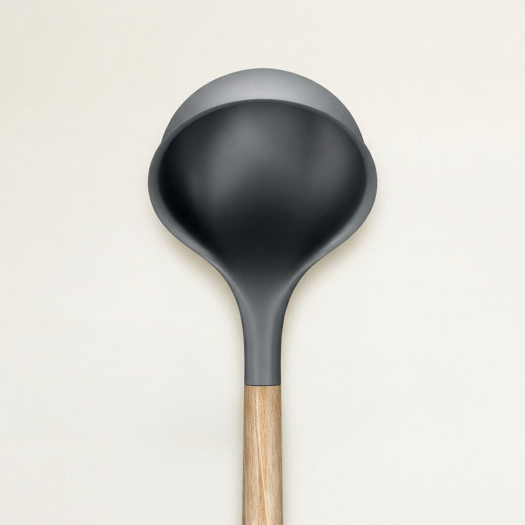 Ladle with Oak Wood Handle