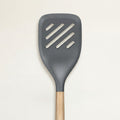 Slotted Turner with Oak Wood Handle