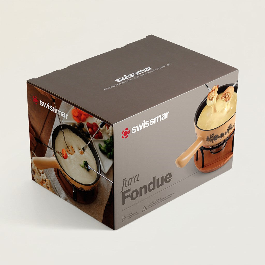 Jura Ceramic Fondue Set, 9-Piece