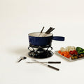 Lugano Cast Iron Fondue Set, 9-Piece