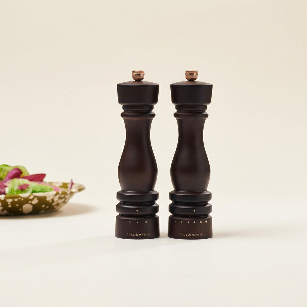 London Grind Select Salt Mill, Chocolate Wood