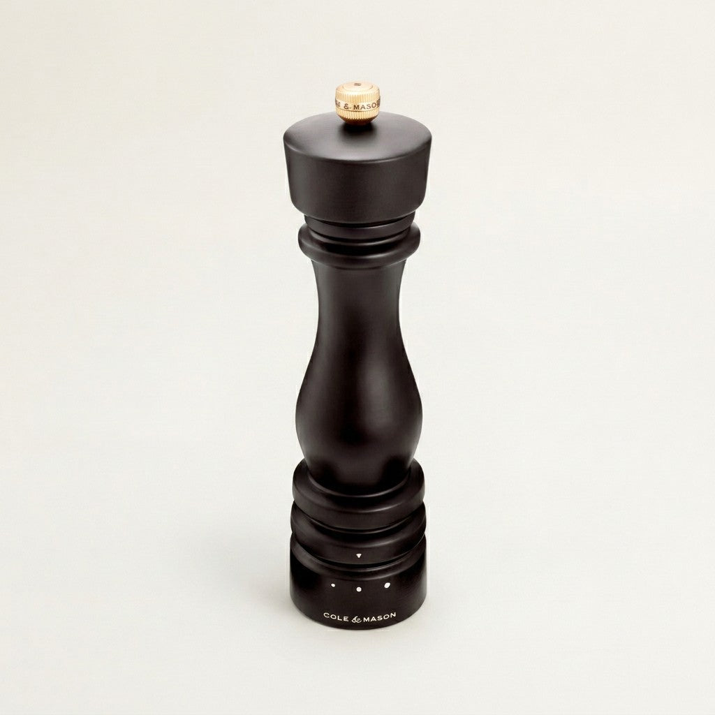 London Grind Select Tall Salt Mill, Chocolate Wood