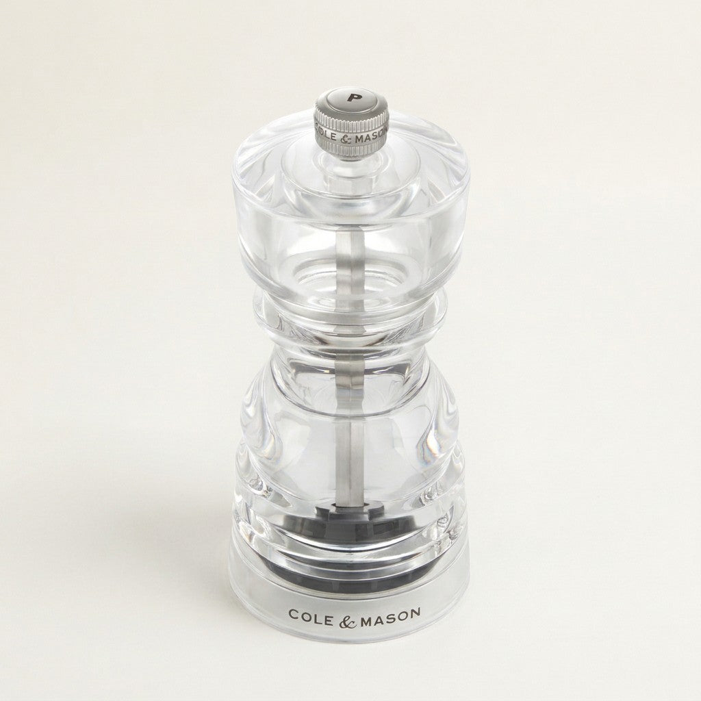 London Pepper Mill, Acrylic, Filled