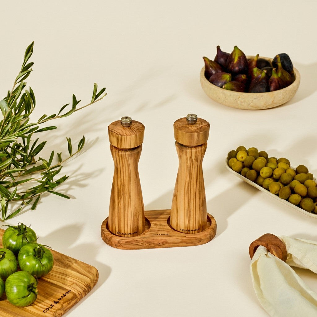 Portobello Olive Wood Mill Gift Set, 20 cm