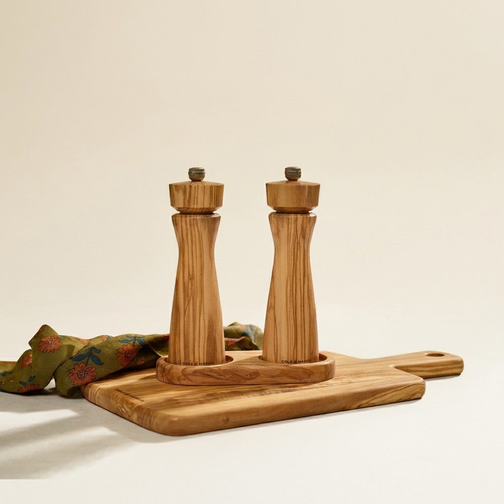 Portobello Olive Wood Mill Gift Set, 20 cm