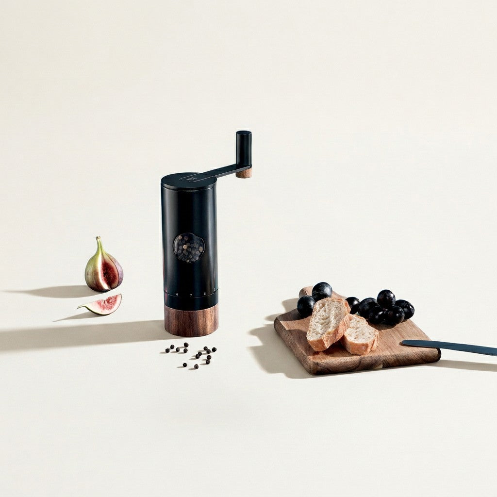 Powermill Geared Pepper/Salt Mill, Stainless Steel