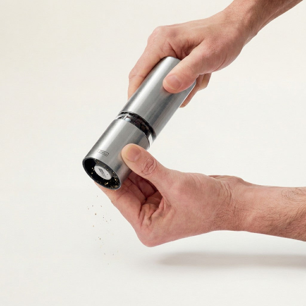 Style Pepper/Salt Mill, Stainless Steel
