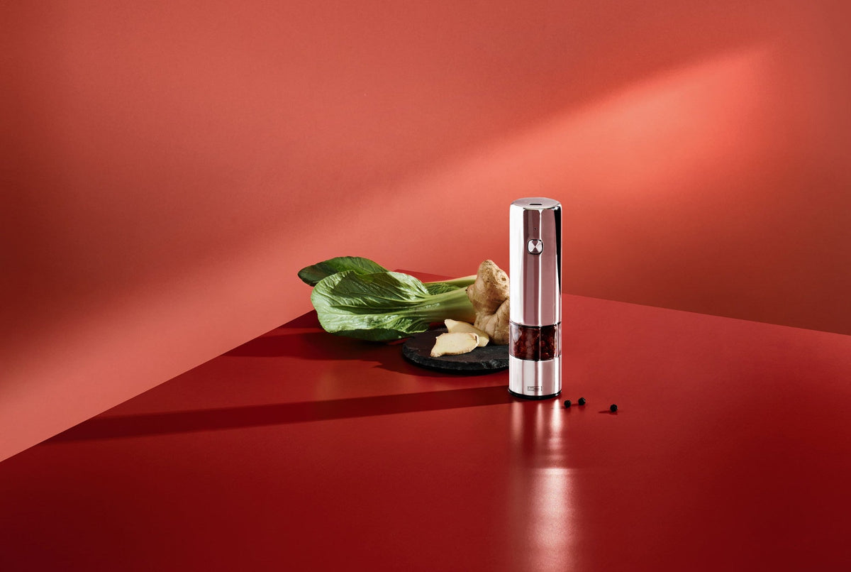 i.Mill Mini Electric USB Pepper/Salt Mill, Polished Stainless Steel
