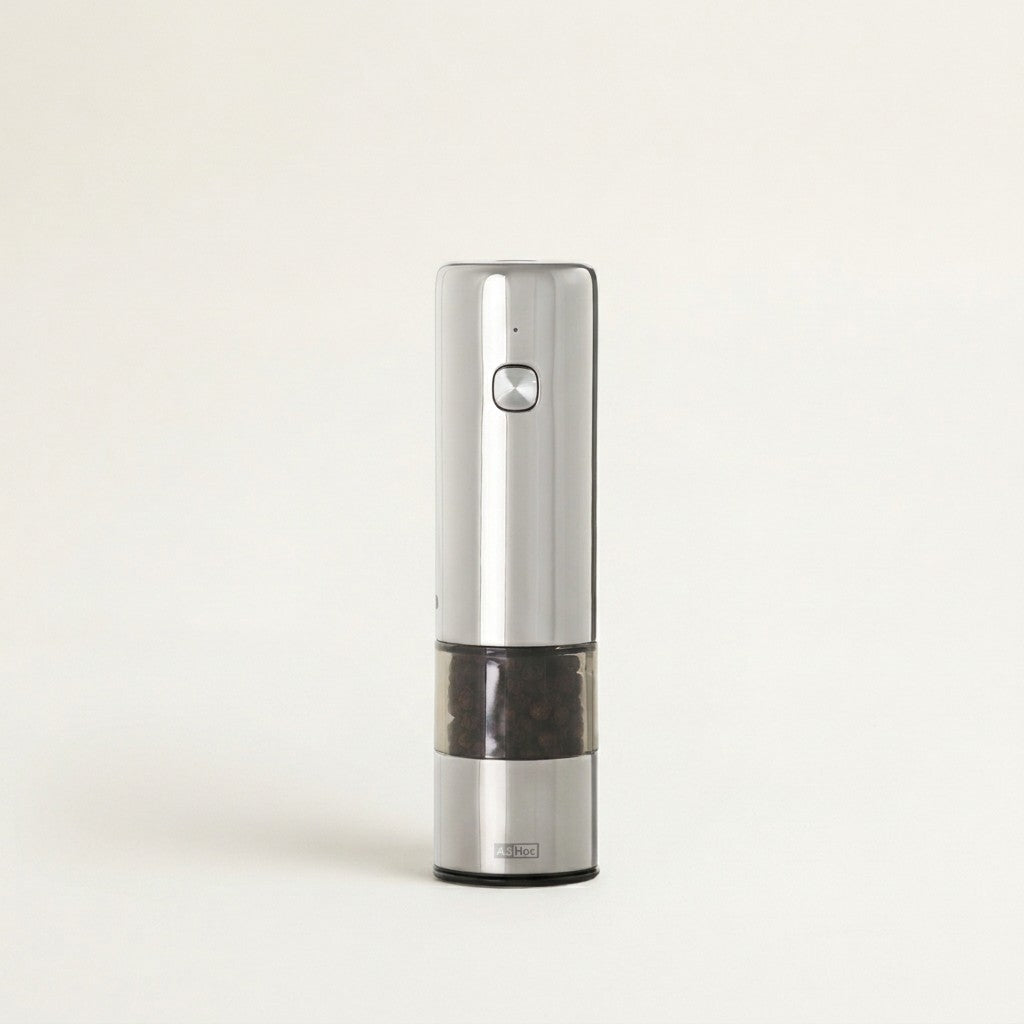 i.Mill Mini Electric USB Pepper/Salt Mill, Polished Stainless Steel