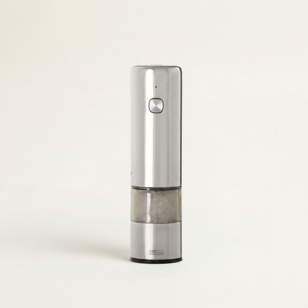 i.Mill Mini Electric USB Pepper/Salt Mill, Polished Stainless Steel