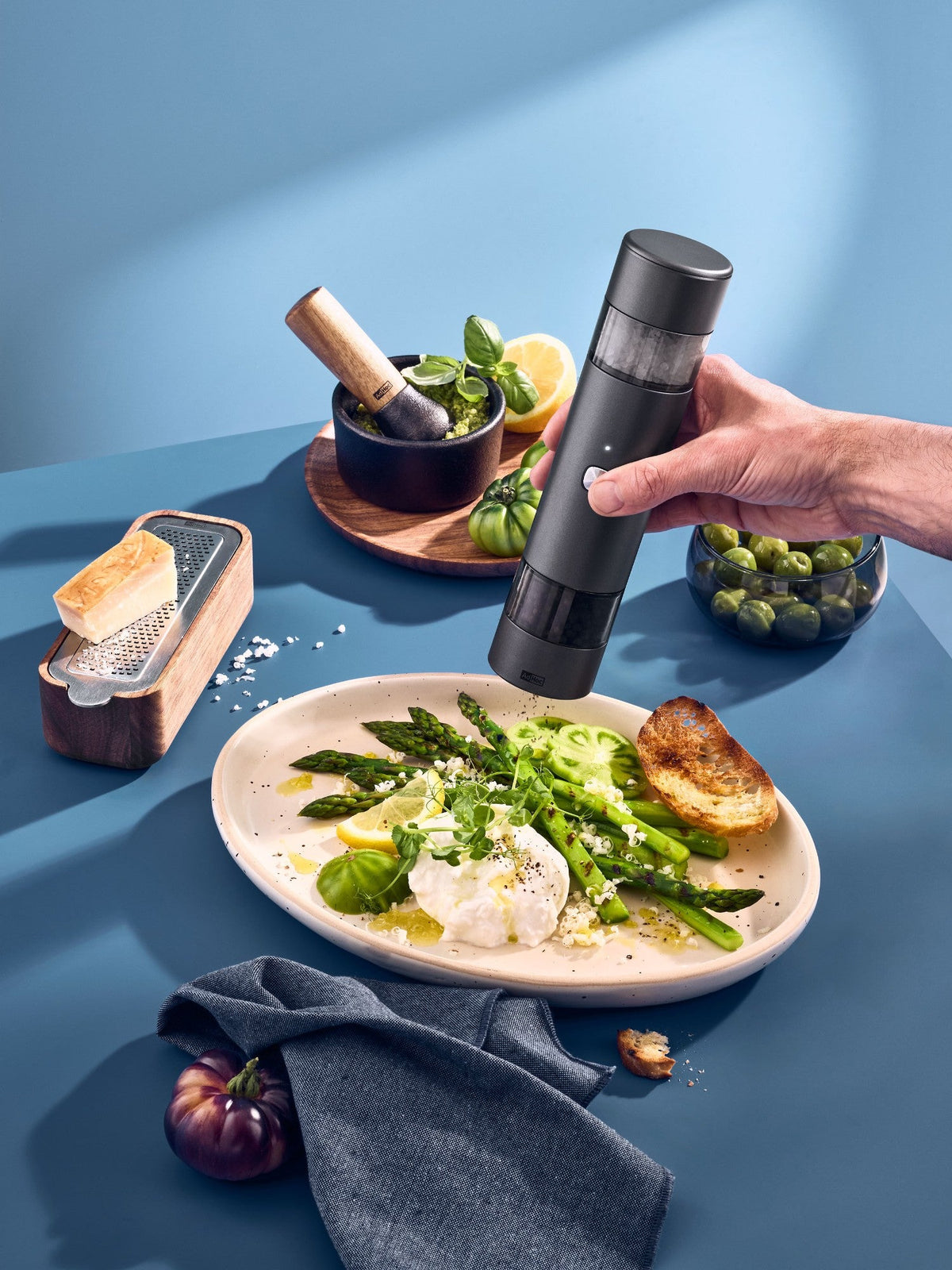i.Mill Duo Electric Pepper & Salt Double Mill