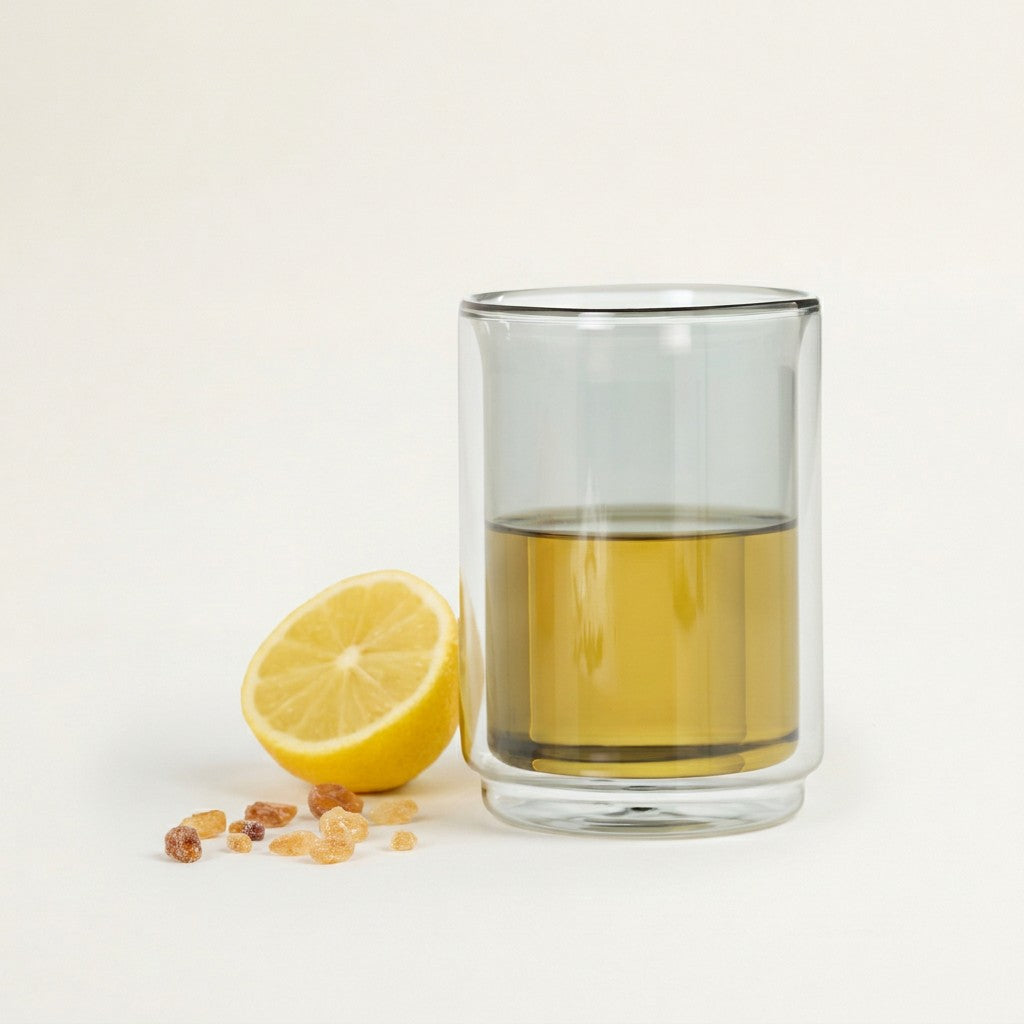 Impact Double-Walled Glass Mug, No Handle