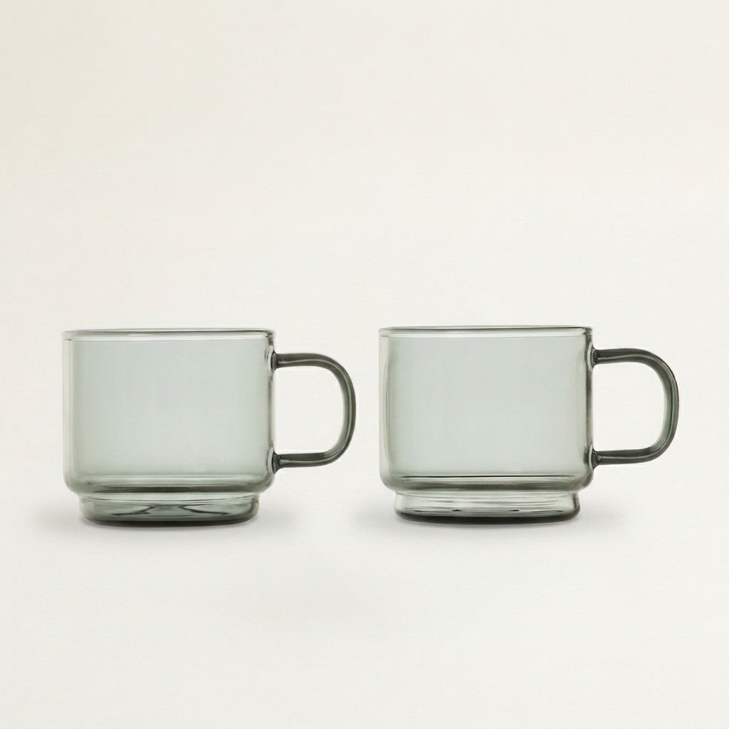 Impact Glass Espresso Cups, Set of 2