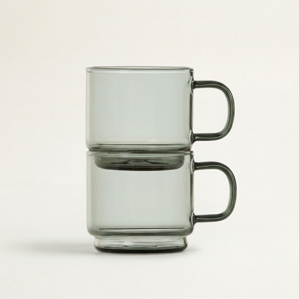 Impact Glass Espresso Cups, Set of 2