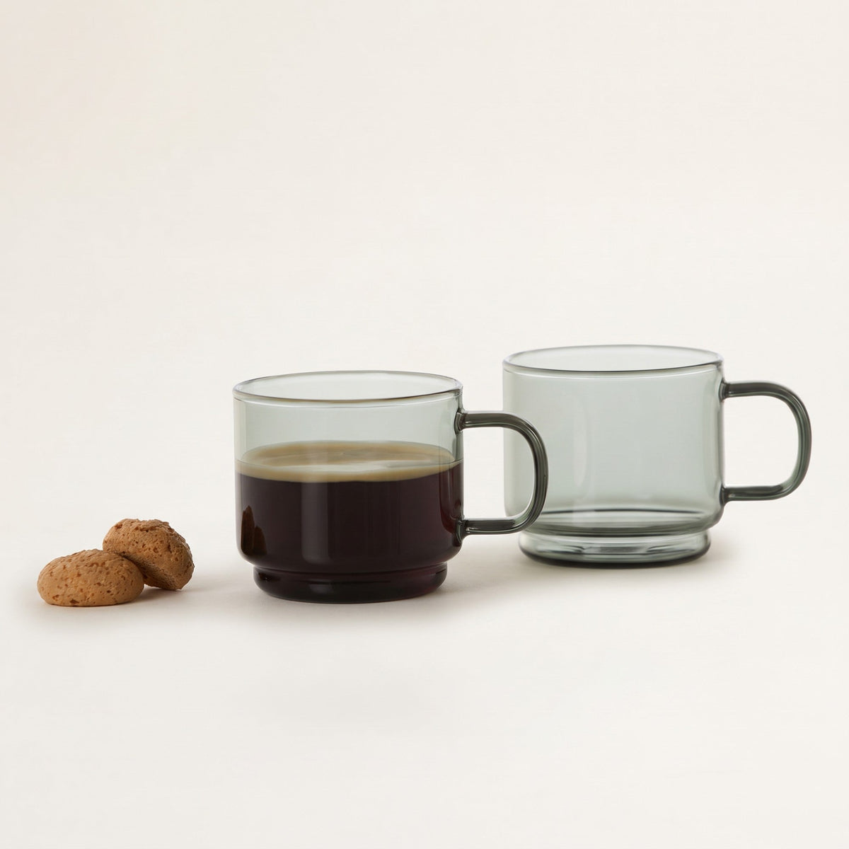 Impact Glass Espresso Cups, Set of 2