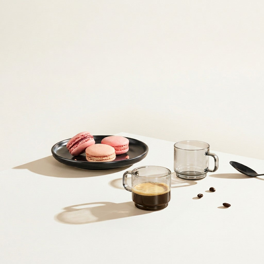 Impact Glass Espresso Cups, Set of 2