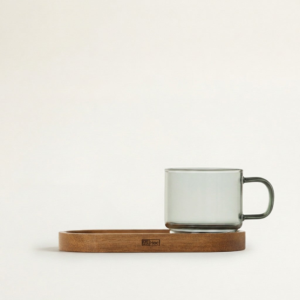 Impact Glass Espresso Cup & Coaster Set