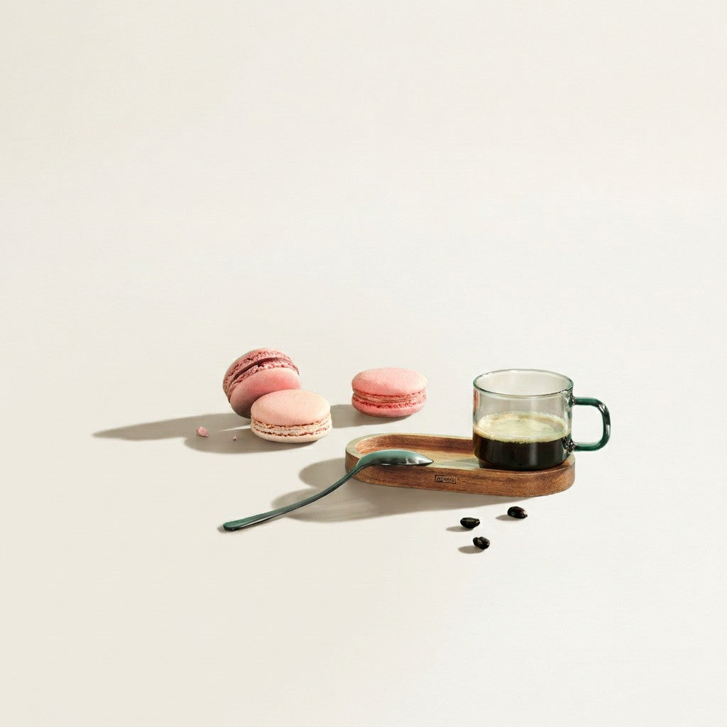 Impact Glass Espresso Cup & Coaster Set