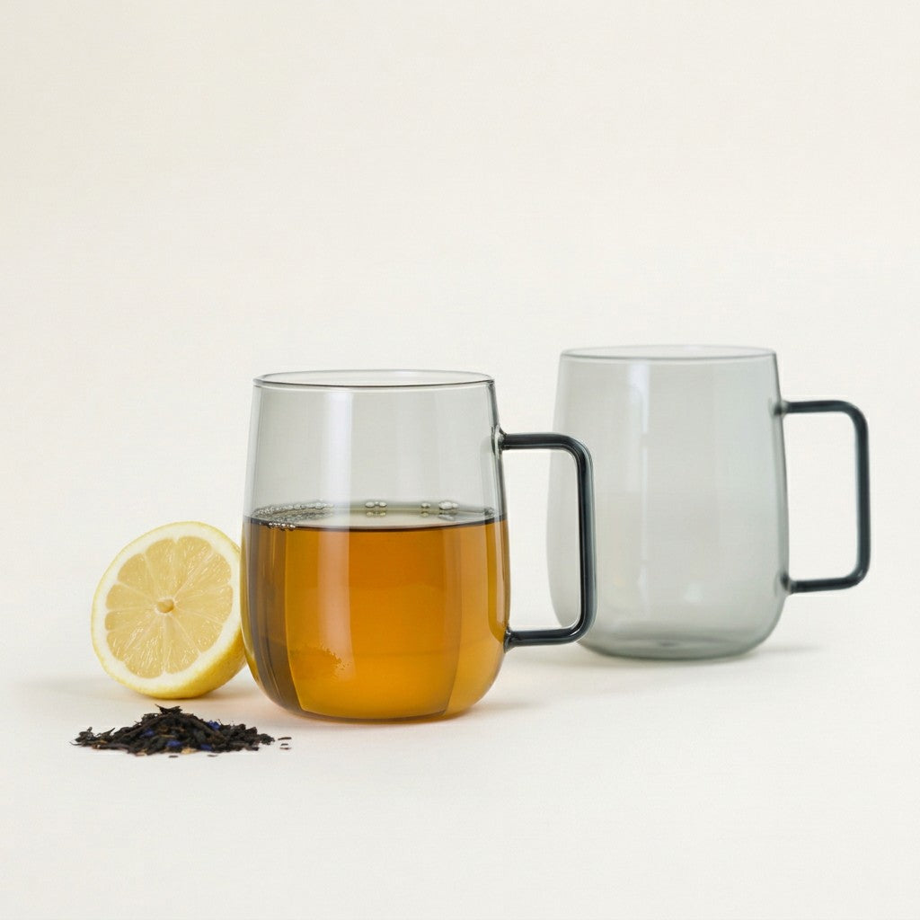 Yuna Glass Cups, Set of 2