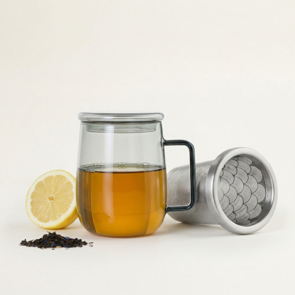 Yuna Tea Glass with Infuser