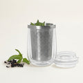 Fusion Double-Walled Tea Glass, No Handle