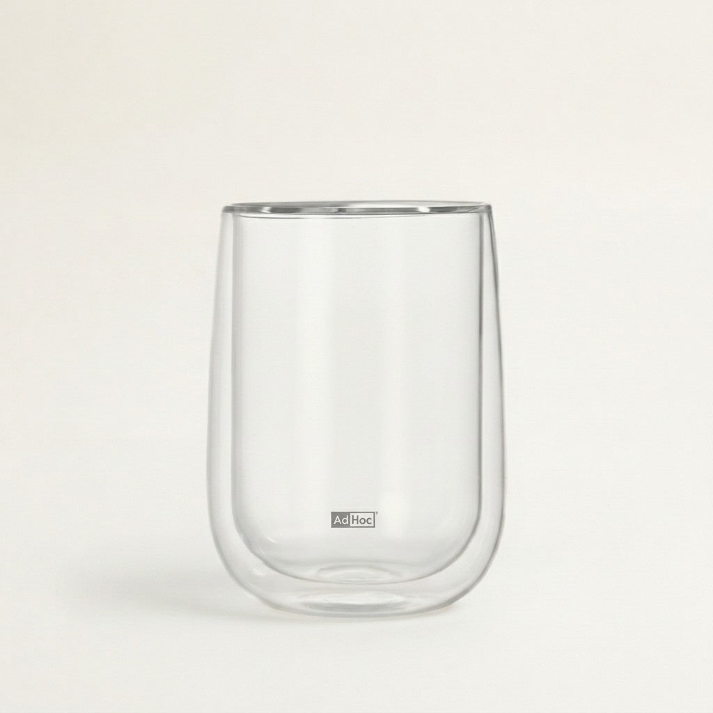 Fusion Double-Walled Tea Glass, No Handle