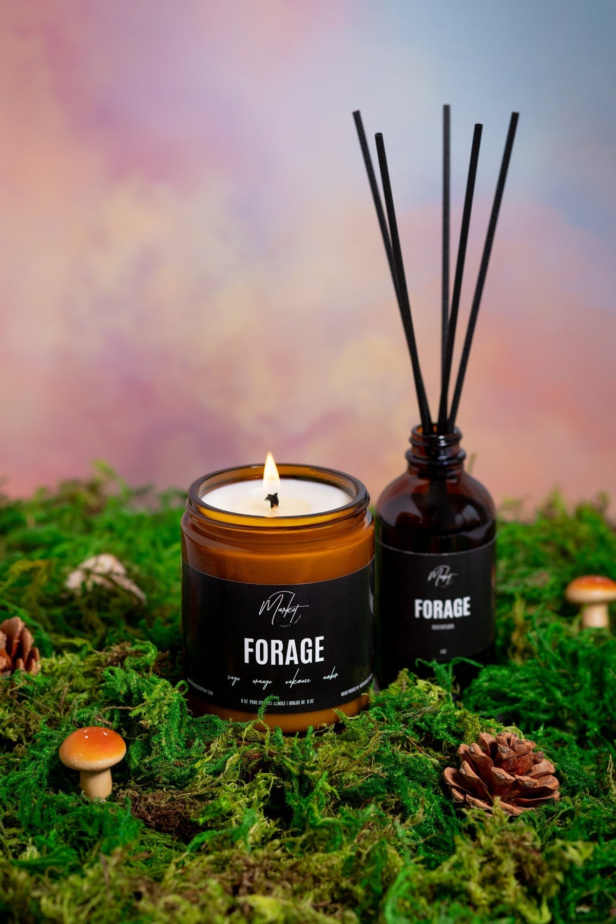 Forage 8oz. Scented Unwind Soy Candle