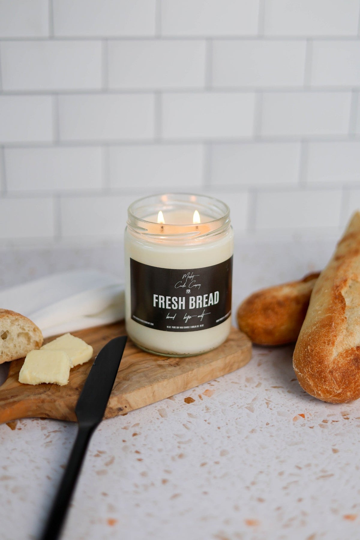 Fresh Bread 16oz. Scented Soy Candle