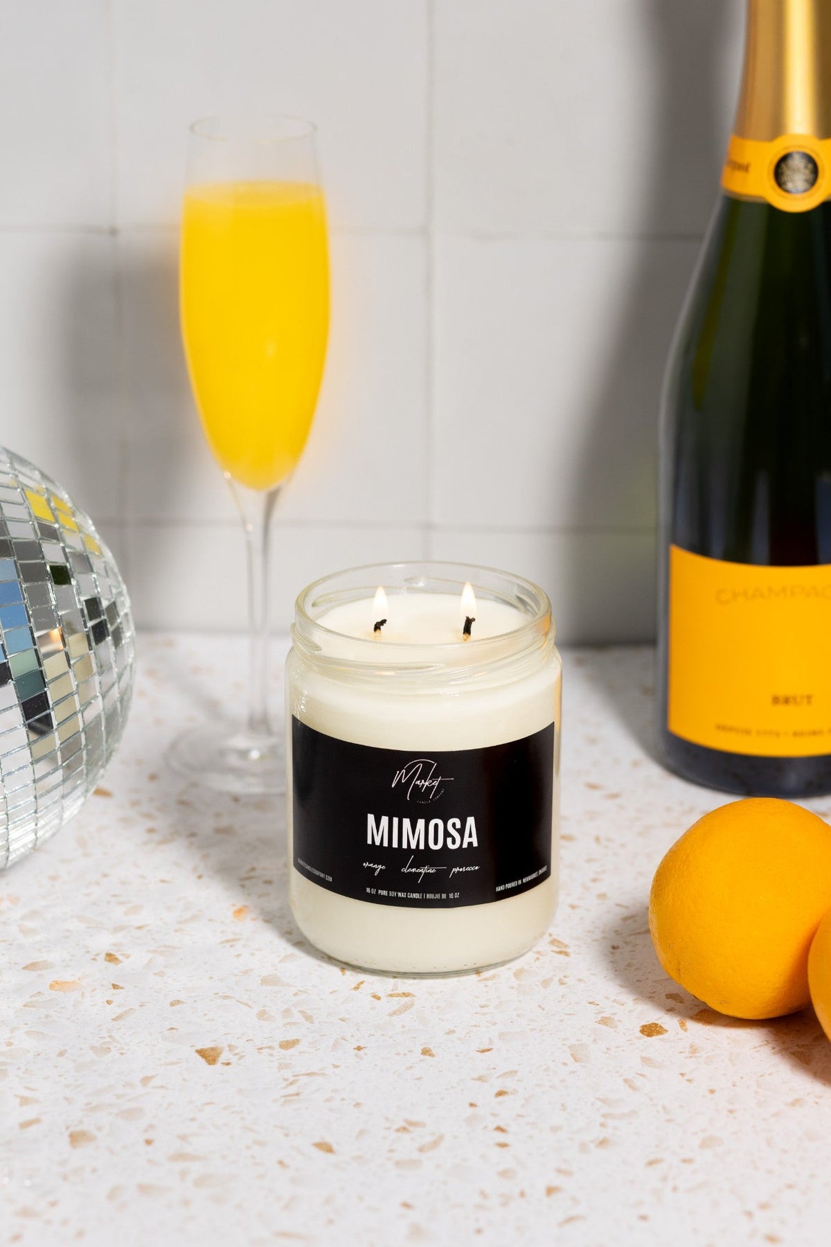 Mimosa 16oz. Scented Soy Candle