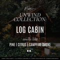Log Cabin 16oz. Scented Unwind Soy Candle