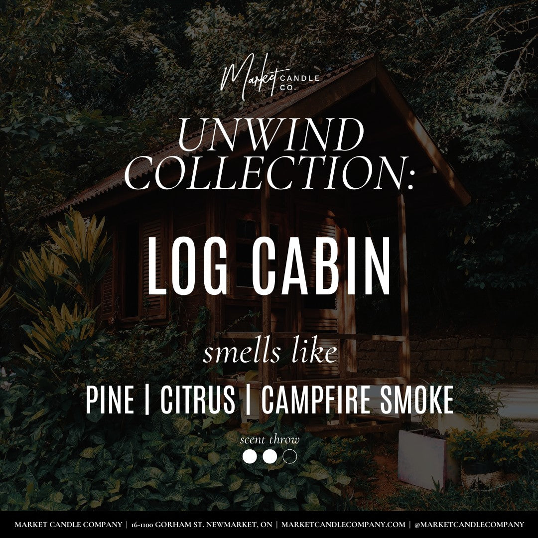 Log Cabin 16oz. Scented Unwind Soy Candle