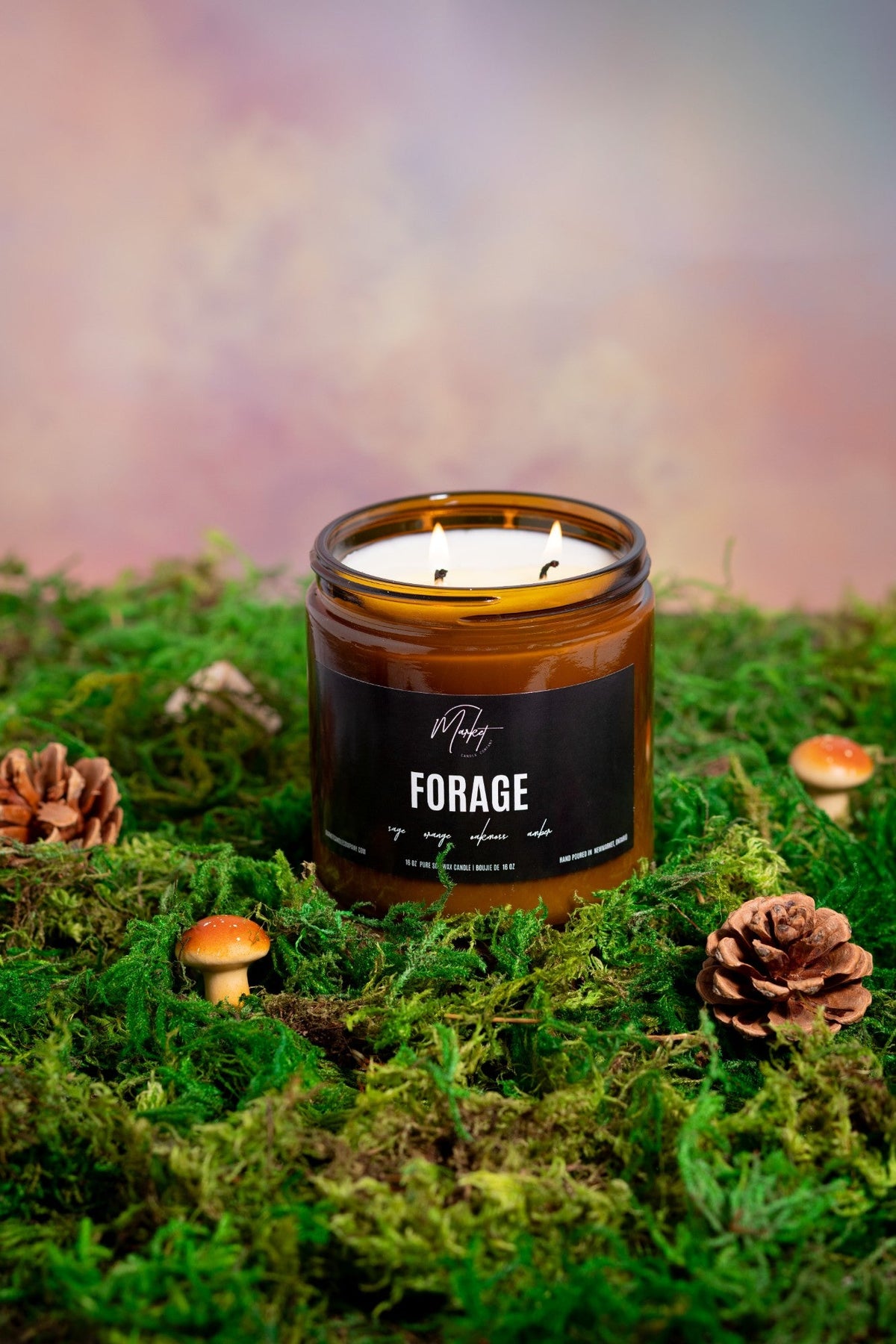 Forage 16oz. Scented Unwind Soy Candle