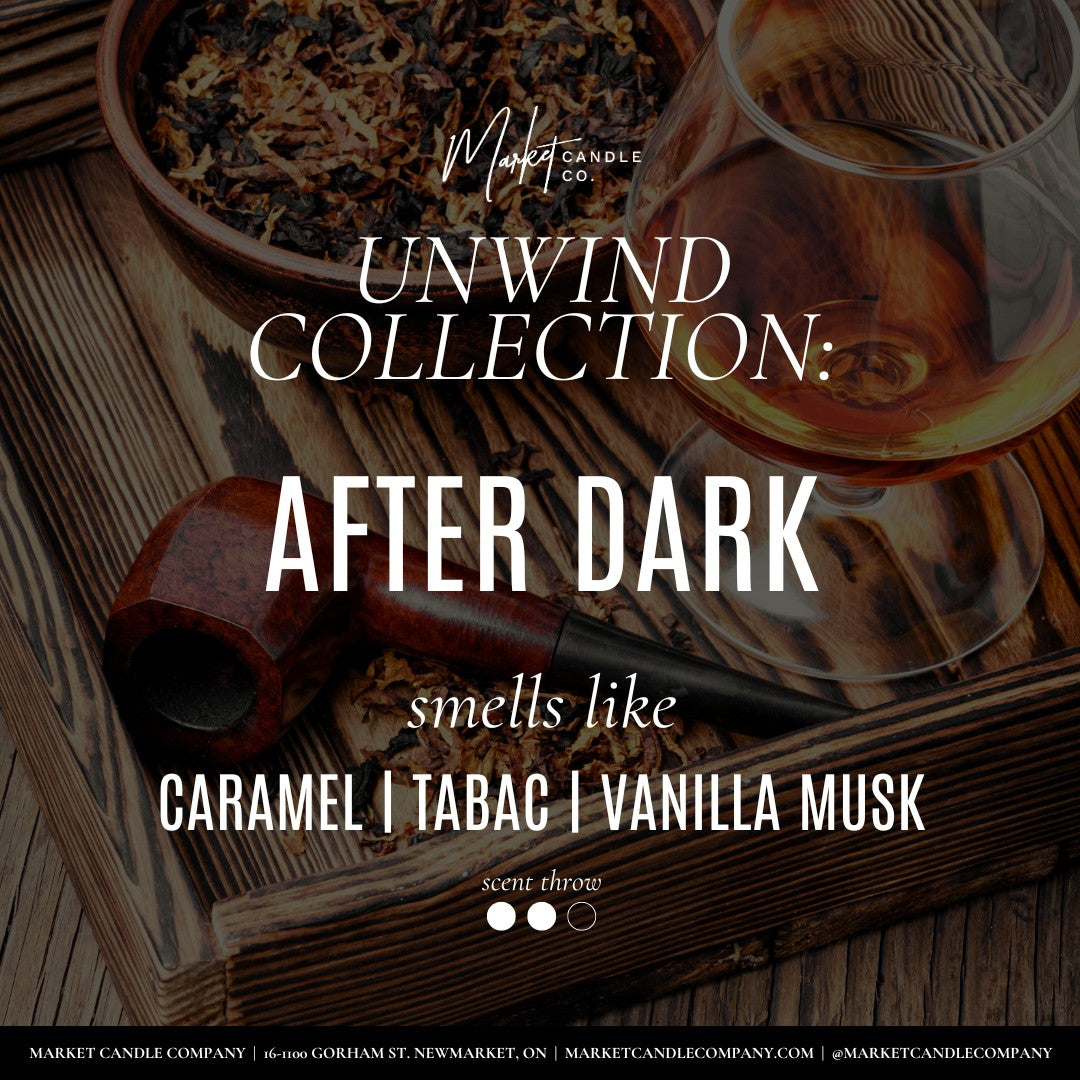 After Dark 16oz. Scented Unwind Soy Candle