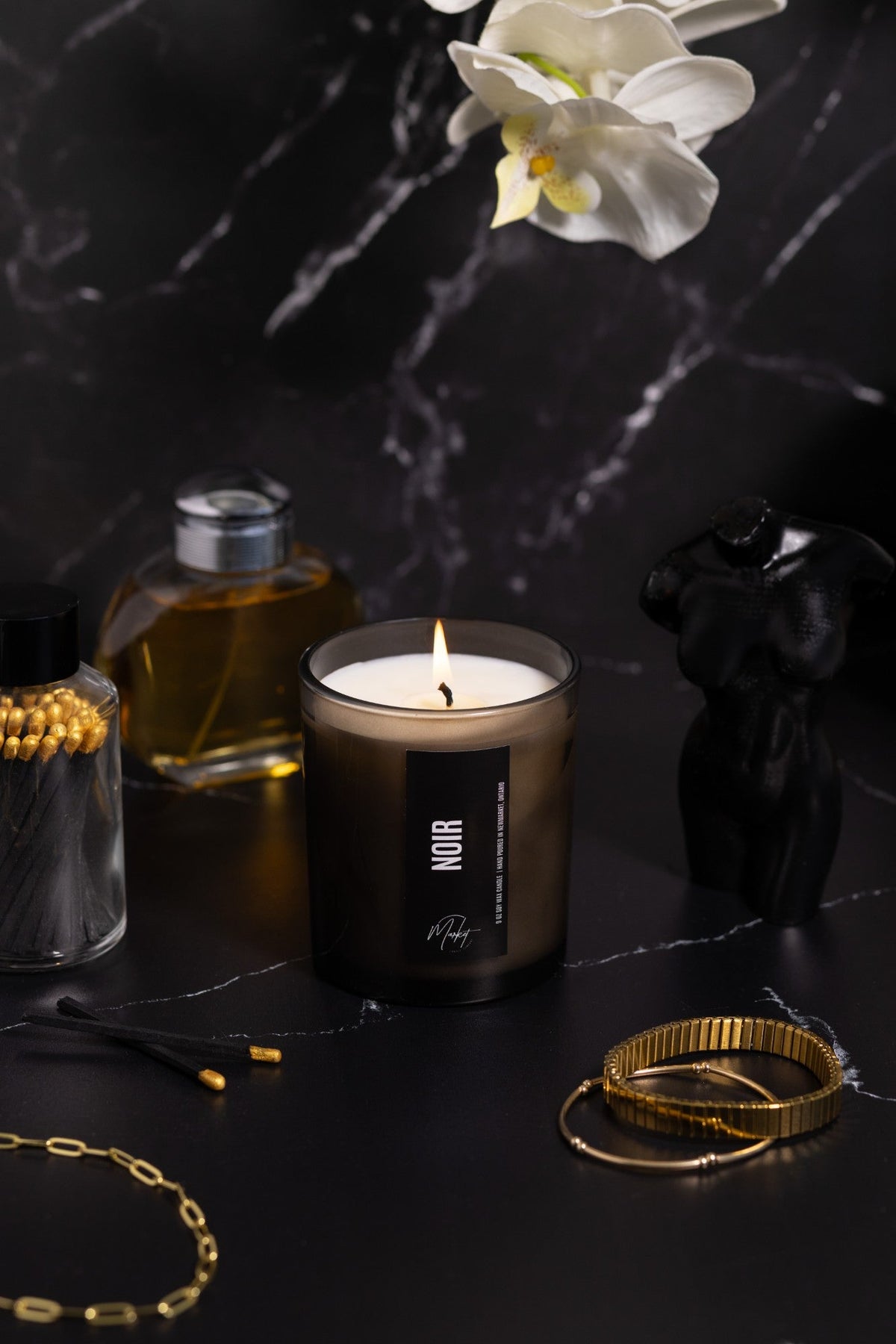 Noir 9oz. Boxed Luxe Candle
