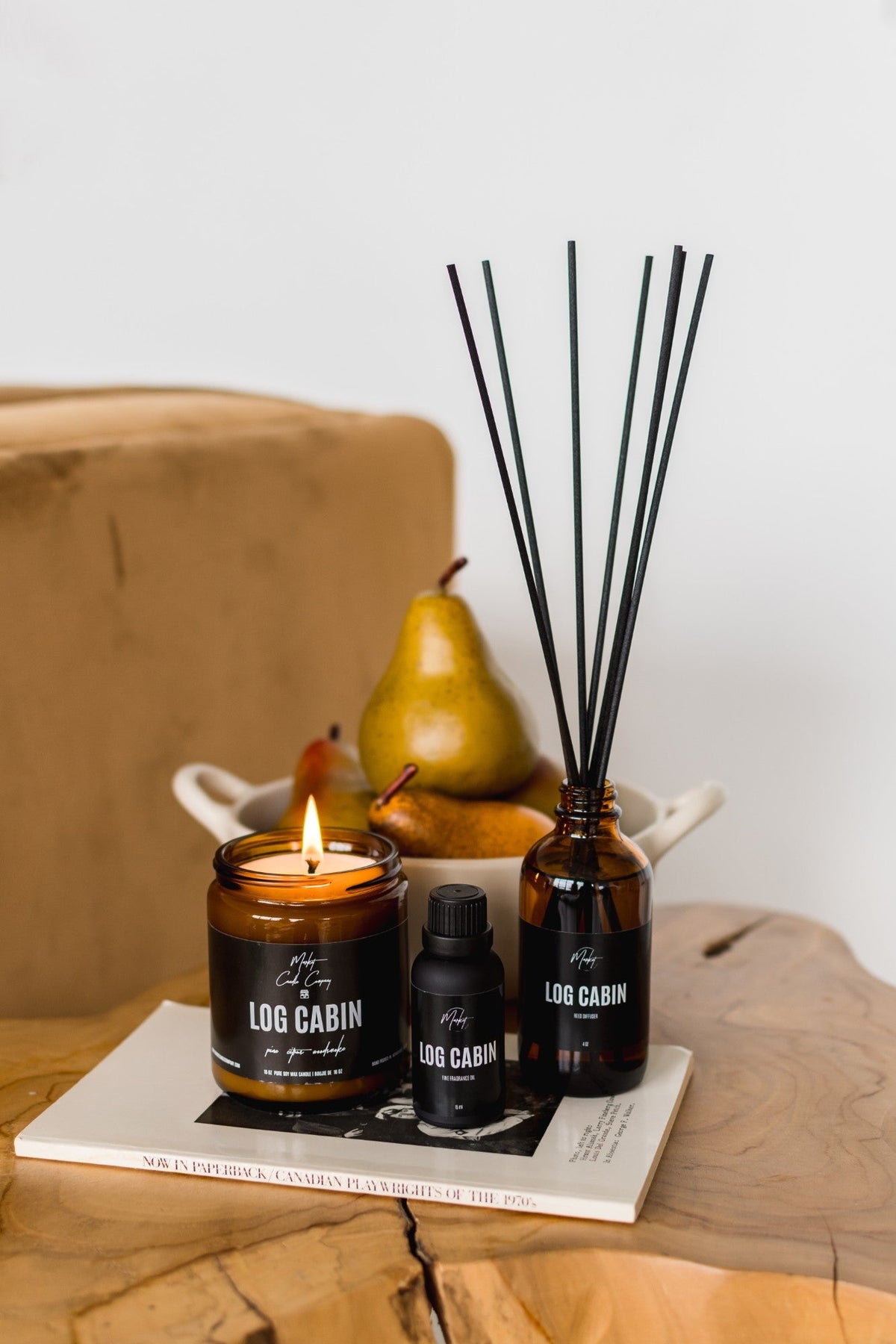 Log Cabin Reed Diffuser