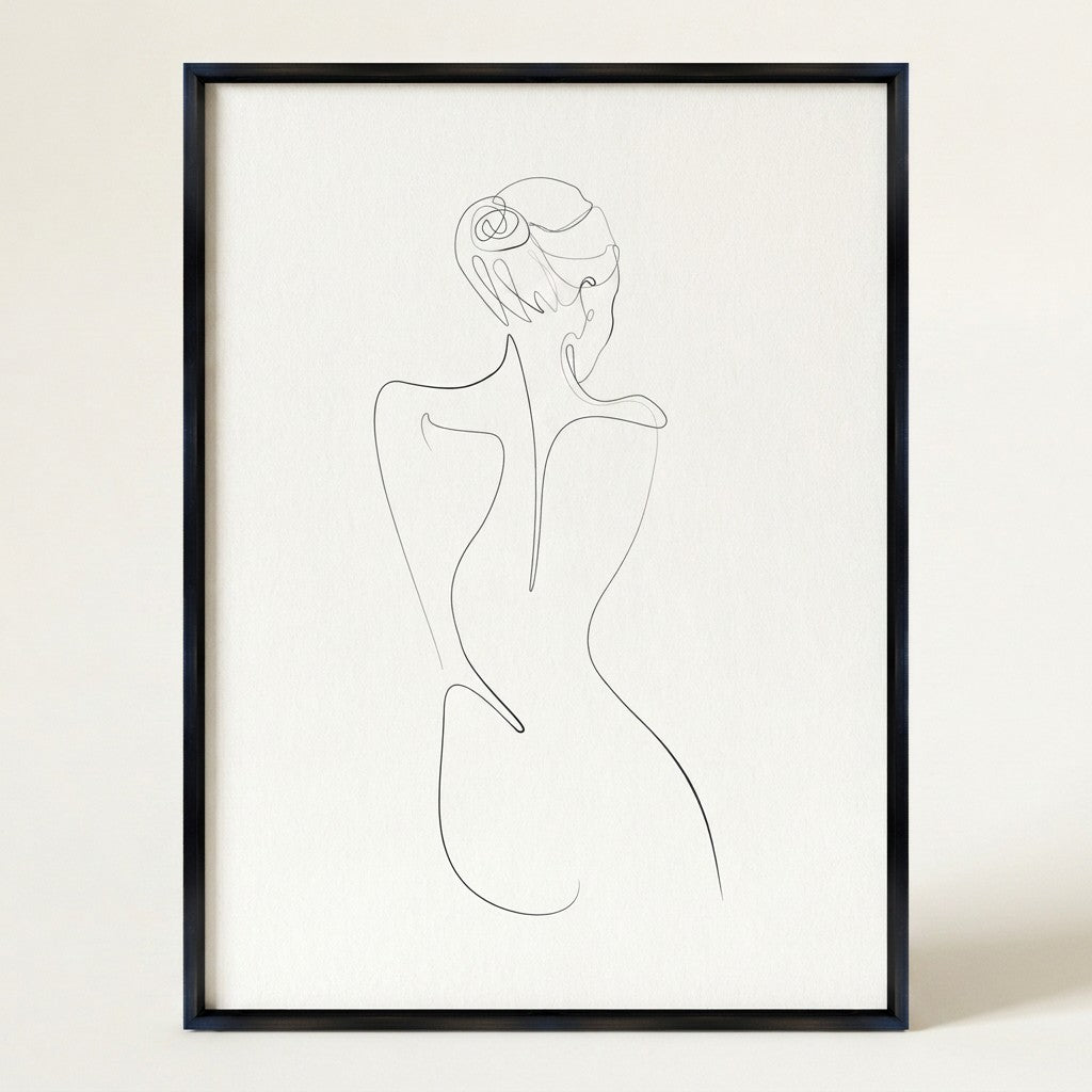Line Woman Wall Art