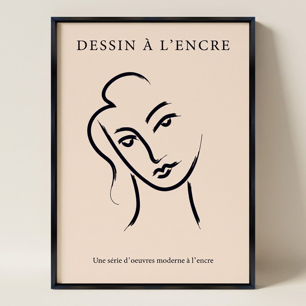 Dessin A L'encre II Wall Art