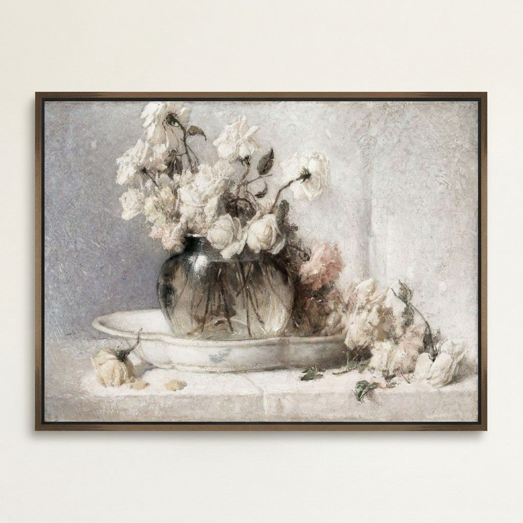 Roses in Vase Wall Art