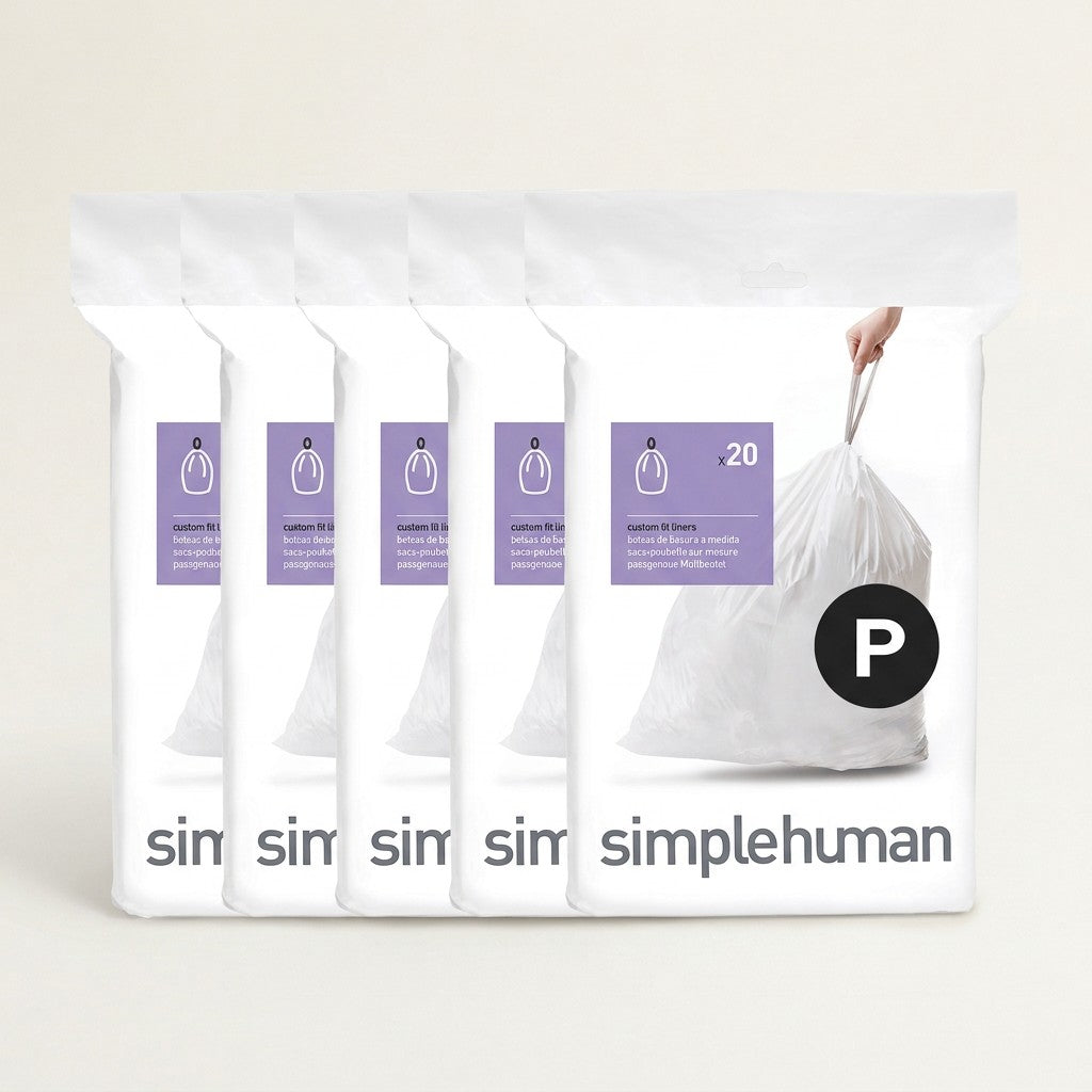 Simplehuman Code P Liners, 100 Pack