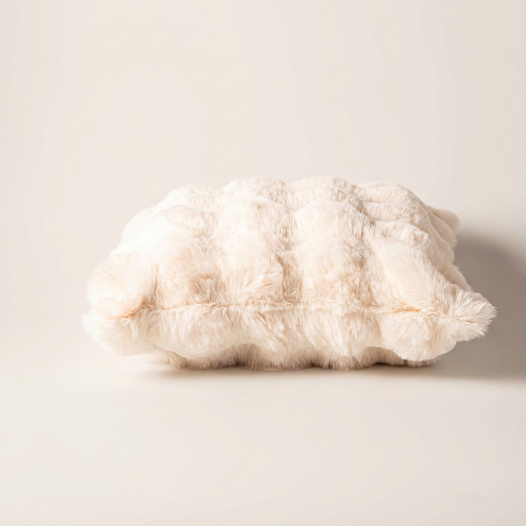 Bianca Faux Rabbit Fur Cushion