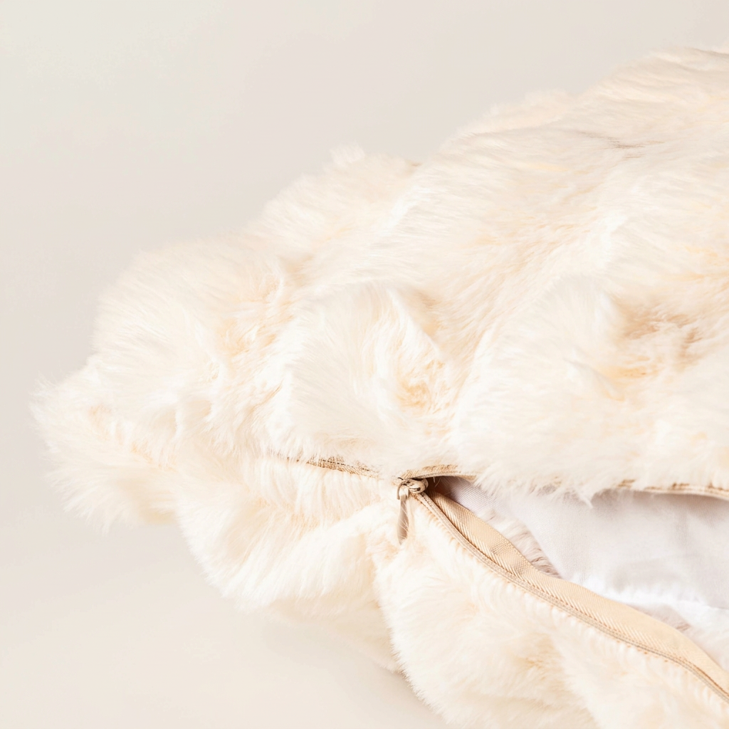 Bianca Faux Rabbit Fur Cushion